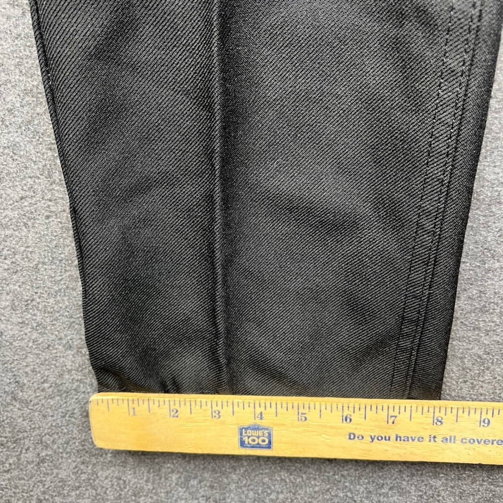 Wrangler Wrancher Dress Jeans Mens 30 Black Fits 30x27 Bootcut Twill - Picture 6 of 14